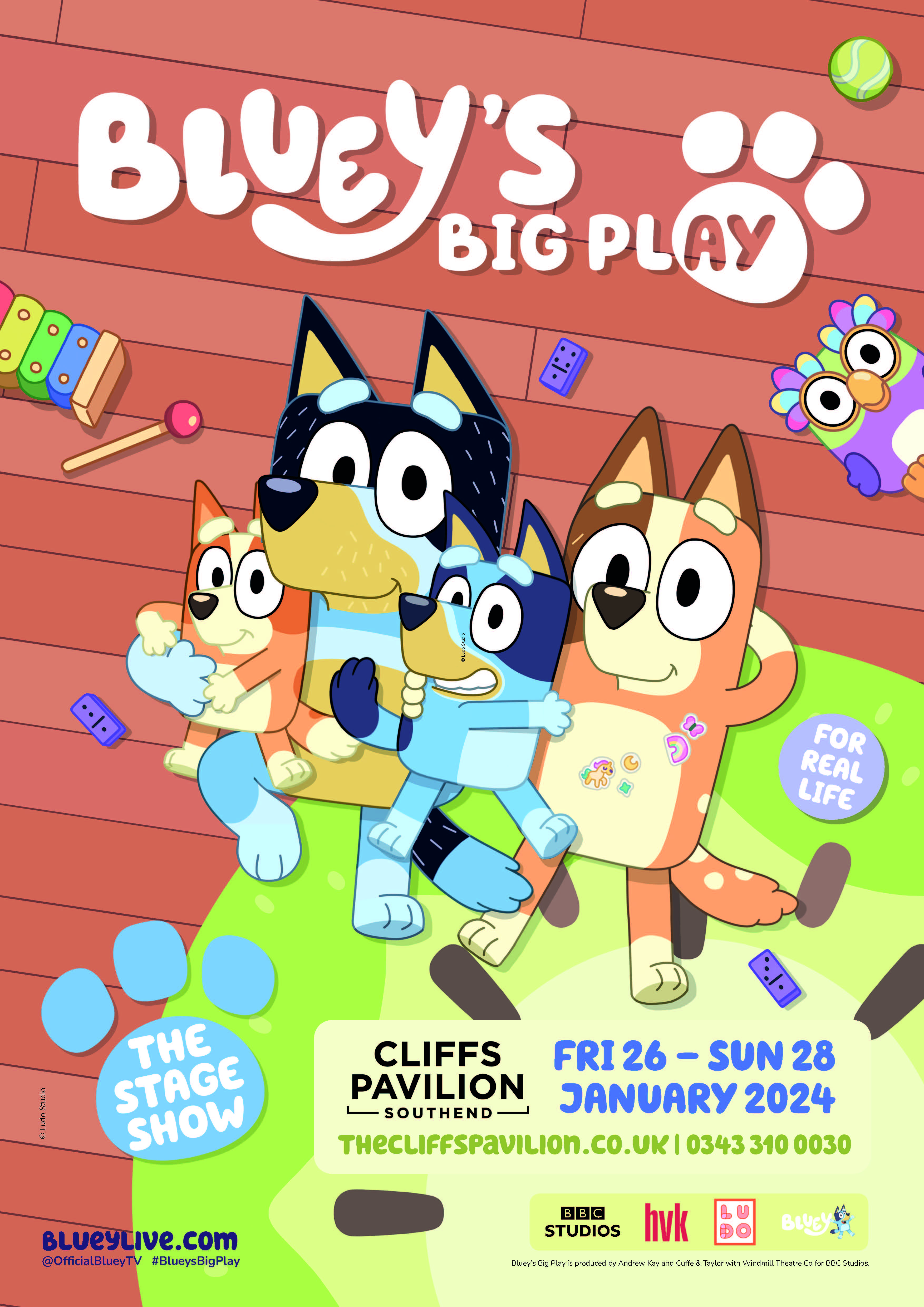 Bluey's Big Play Poster Show Image
