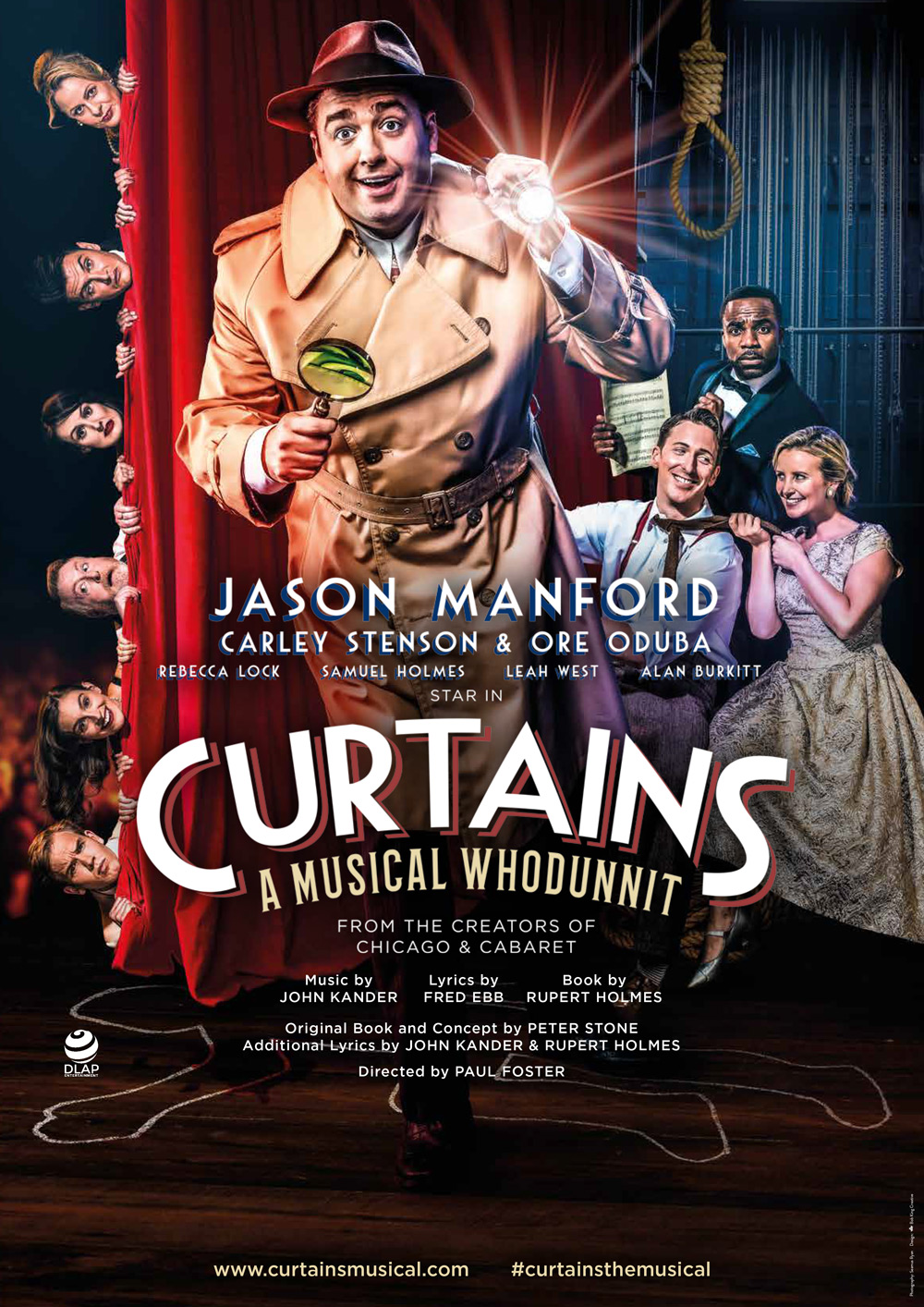 Curtains the musical Poster Show Image